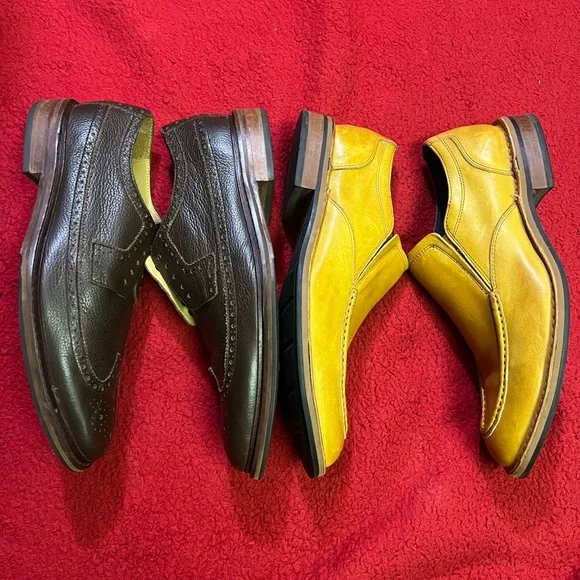 Cole Haan Brown and Tan Men's Leather Shoes Size 10.5 M - Picture 2 of 14